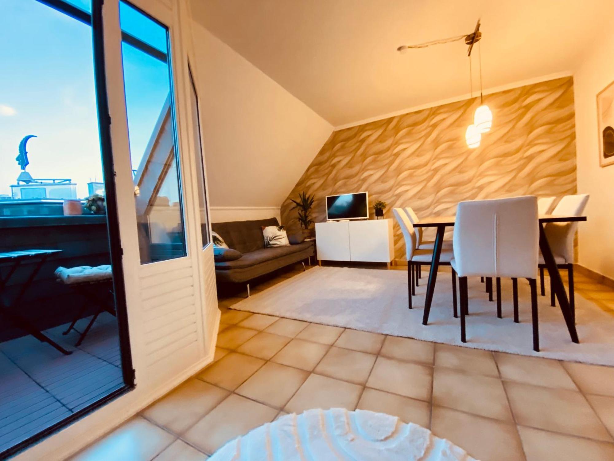 Living With Soul - Appartement Ueber Den Daechern Von Wiesbaden Exterior foto